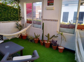 Casa con encanto y terraza junto a la playa